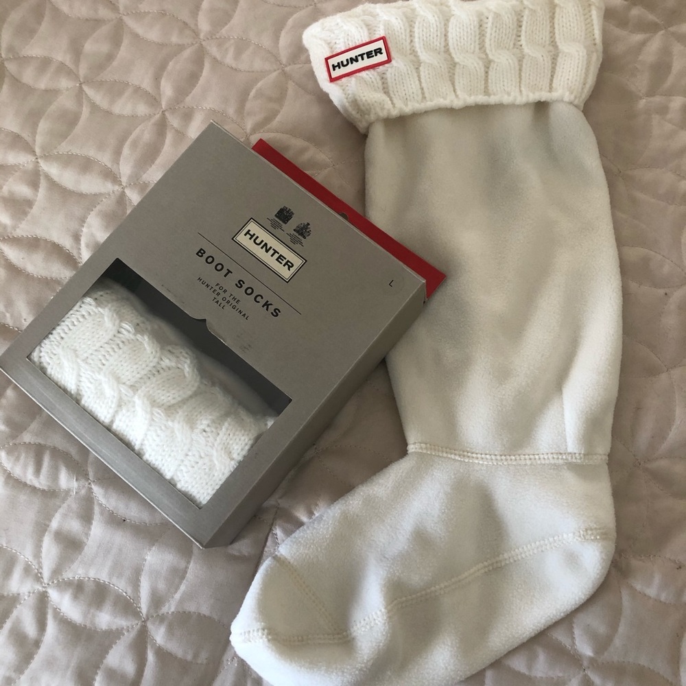 Hunter cable boot socks